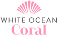 White Ocean Coral Logo